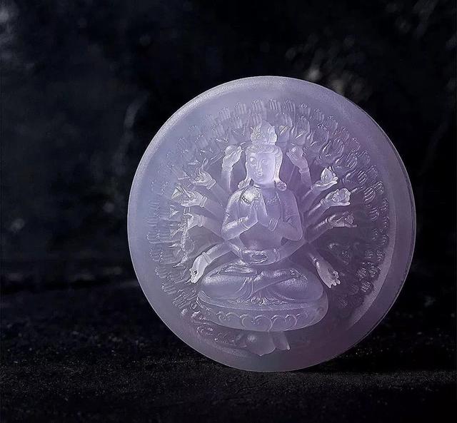 千手观音雕刻图片大全千手观音翡翠手镯雕刻-第5张图片-翡翠网