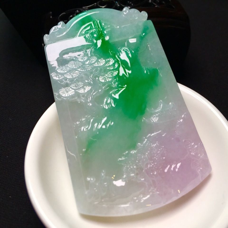 最低糯种翡翠图片,500元糯冰种翡翠图片-第1张图片-翡翠网 最低糯种翡翠图片,500元糯冰种翡翠图片-第1张图片-翡翠网