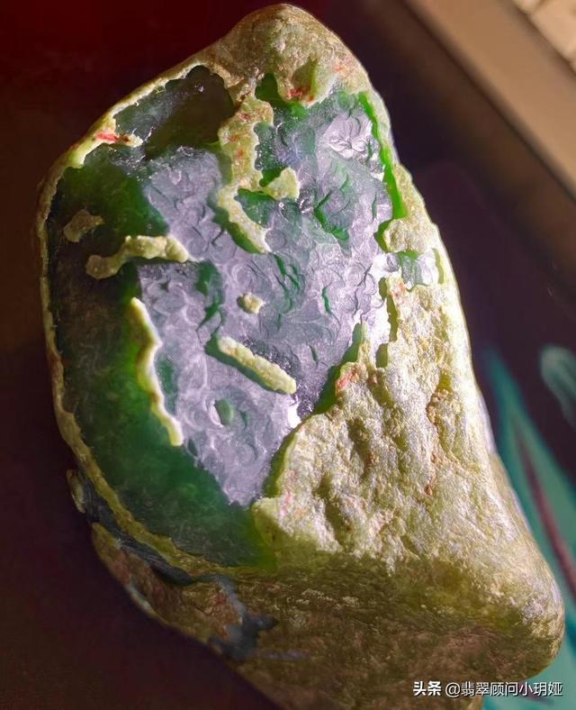 北京翡翠原石肉粗翡翠原石不是纯肉-第2张图片-翡翠网 北京翡翠原石肉粗翡翠原石不是纯肉-第2张图片-翡翠网