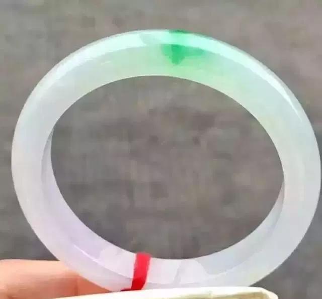糯种春带彩翡翠价格,2万春带彩翡翠手镯图片-第9张图片-翡翠网