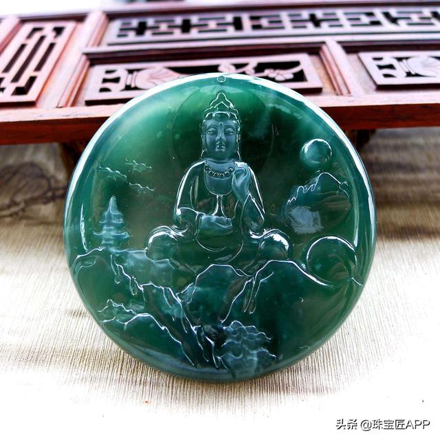 绿色危料翡翠危料蓝水翡翠挂件价格-第10张图片-翡翠网 绿色危料翡翠危料蓝水翡翠挂件价格-第10张图片-翡翠网