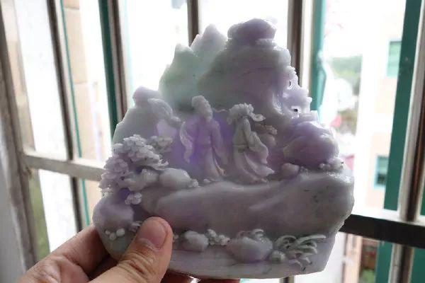 藓多的翡翠原石切片湖北翡翠原石白鲜-第9张图片-翡翠网 藓多的翡翠原石切片湖北翡翠原石白鲜-第9张图片-翡翠网