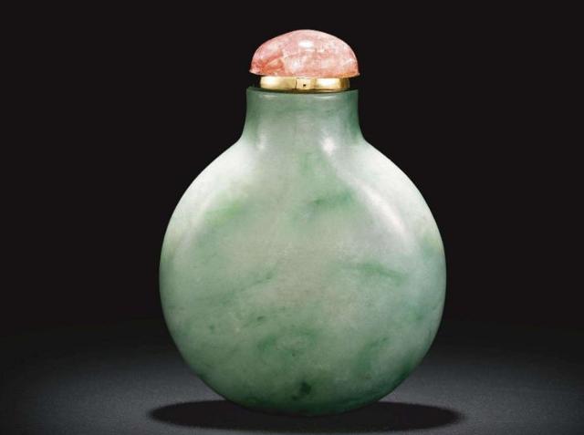 清代翡翠鼻烟壶价格,清代翡翠鼻烟壶价格多少-第1张图片-翡翠网 清代翡翠鼻烟壶价格,清代翡翠鼻烟壶价格多少-第1张图片-翡翠网