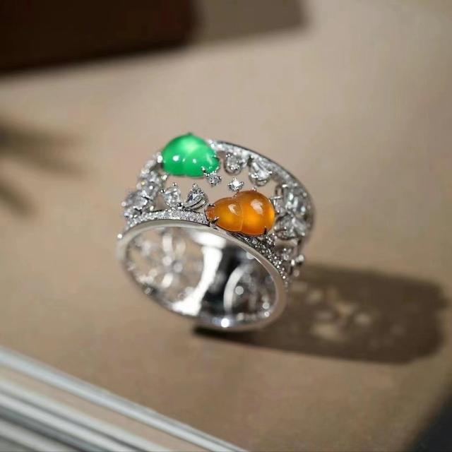 黄金戒指流行款式今年最流行的戒指款式图片女-第10张图片-翡翠网 黄金戒指流行款式今年最流行的戒指款式图片女-第10张图片-翡翠网