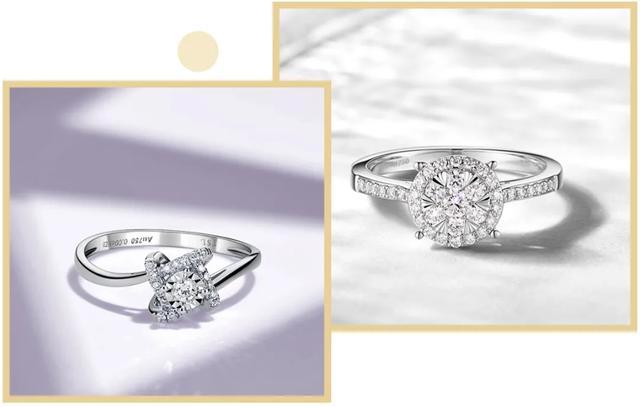 结婚戒指图片真实一对,钻石戒指真实图片大全-第12张图片-翡翠网 结婚戒指图片真实一对,钻石戒指真实图片大全-第12张图片-翡翠网