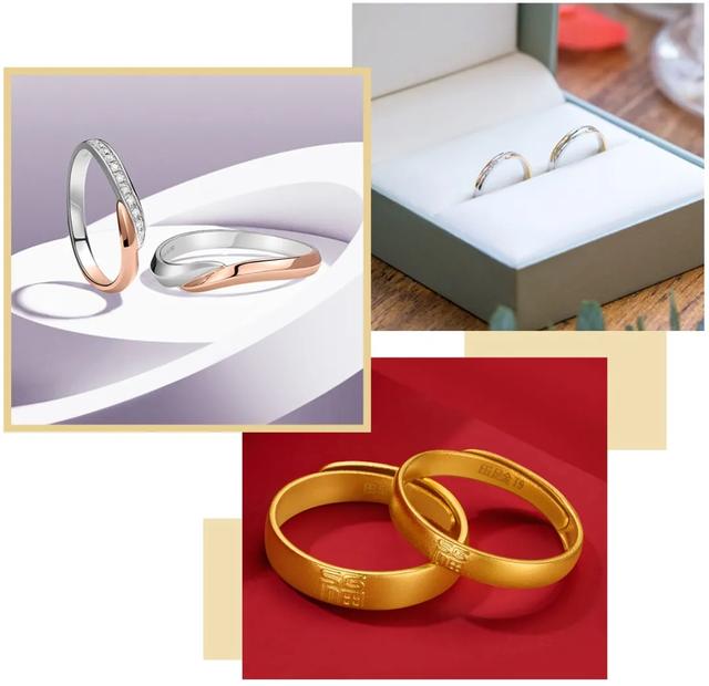 结婚戒指图片真实一对,钻石戒指真实图片大全-第13张图片-翡翠网 结婚戒指图片真实一对,钻石戒指真实图片大全-第13张图片-翡翠网