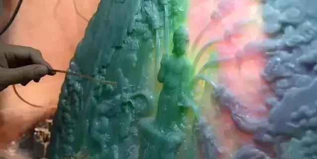 翡翠佛公脸没雕好翡翠雕佛价格-第6张图片-翡翠网 翡翠佛公脸没雕好翡翠雕佛价格-第6张图片-翡翠网