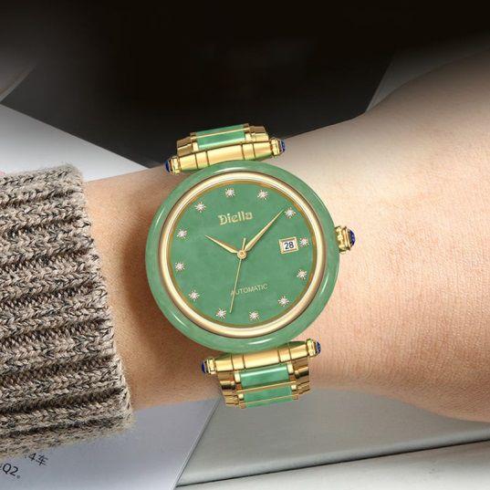 翡翠手表价格图片百丽翡翠手表价格表-第1张图片-翡翠网 翡翠手表价格图片百丽翡翠手表价格表-第1张图片-翡翠网