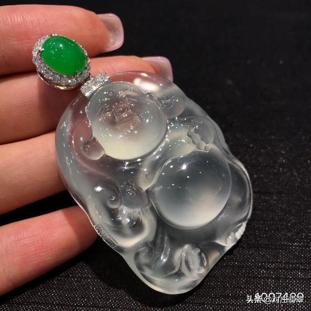 糯冰种翡翠打灯图片白色冰种翡翠图片-第5张图片-翡翠网 糯冰种翡翠打灯图片白色冰种翡翠图片-第5张图片-翡翠网