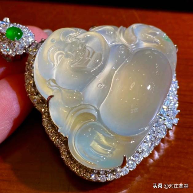 糯冰种翡翠打灯图片白色冰种翡翠图片-第7张图片-翡翠网 糯冰种翡翠打灯图片白色冰种翡翠图片-第7张图片-翡翠网