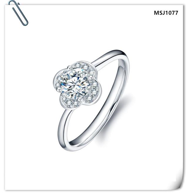 经典钻石戒指图片大全,各种钻石戒指款式介绍-第74张图片-翡翠网