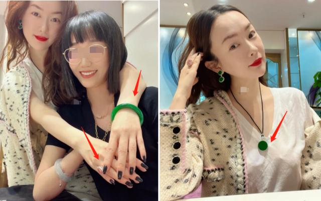 儿童手戴翡翠手镯宝宝长命锁图片-第2张图片-翡翠网 儿童手戴翡翠手镯宝宝长命锁图片-第2张图片-翡翠网