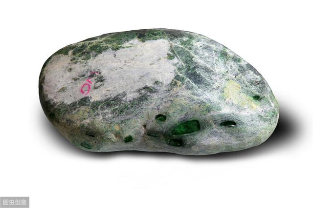 翡翠原石的绿癣是怎样形成的,什么是翡翠原石的癣-第1张图片-翡翠网
