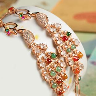 七彩翡翠手链价格,a货翡翠手串2000元左右-第1张图片-翡翠网 七彩翡翠手链价格,a货翡翠手串2000元左右-第1张图片-翡翠网