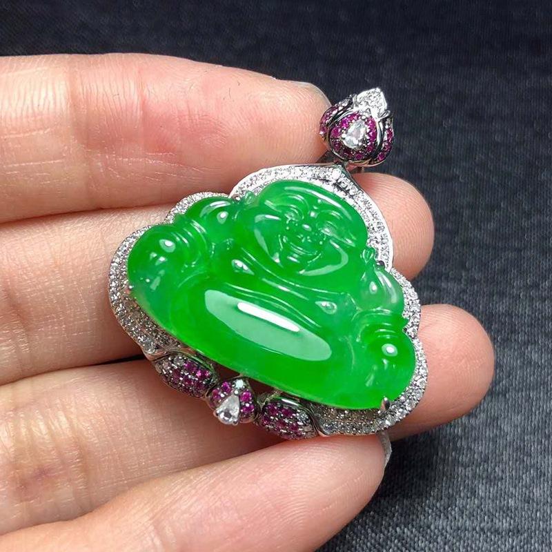 缅甸翡翠大肚佛的价格翡翠佛的肚子里有绿代表什么-第1张图片-翡翠网 缅甸翡翠大肚佛的价格翡翠佛的肚子里有绿代表什么-第1张图片-翡翠网