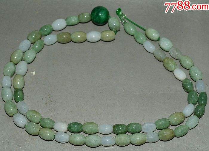 白翡翠珠子项链价格,天然翡翠项链图片与价格-第1张图片-翡翠网 白翡翠珠子项链价格,天然翡翠项链图片与价格-第1张图片-翡翠网