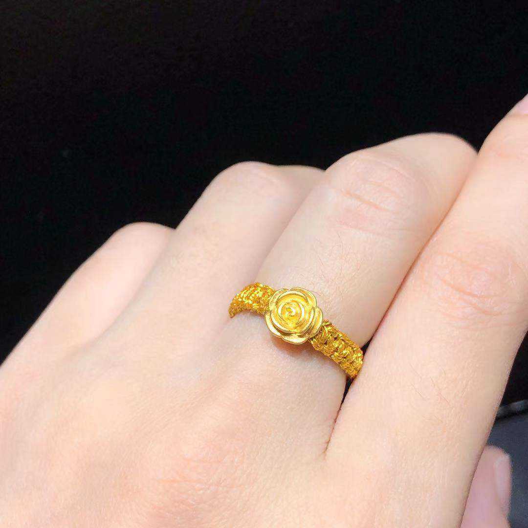 10克黄金戒指图片女款35克黄金女戒指图片-第1张图片-翡翠网 10克黄金戒指图片女款35克黄金女戒指图片-第1张图片-翡翠网