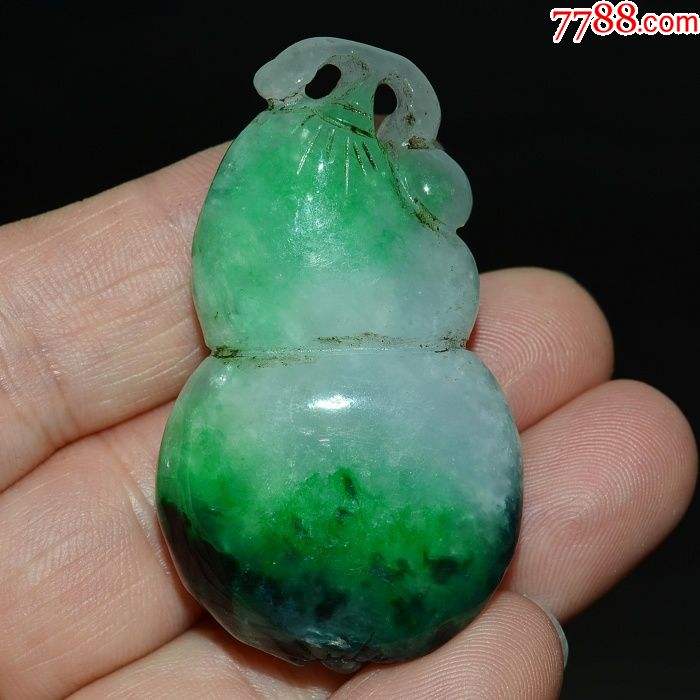 老料翡翠油青翡翠图片极品老料翡翠价格-第1张图片-翡翠网