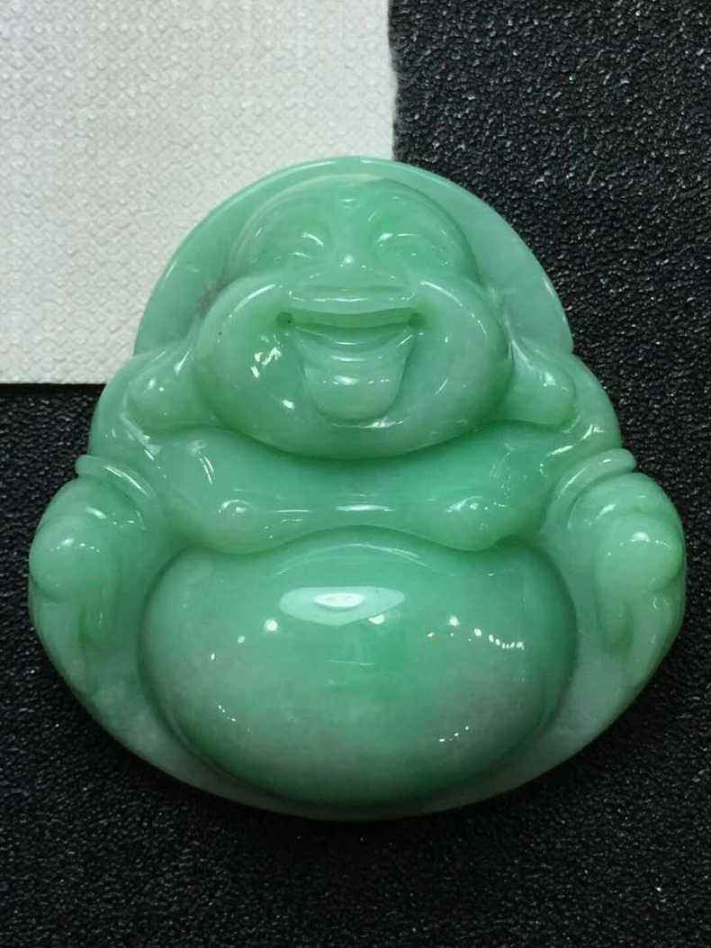 清代老坑冰种翡翠吊坠图片,清代翡翠佛吊坠价格-第2张图片-翡翠网 清代老坑冰种翡翠吊坠图片,清代翡翠佛吊坠价格-第2张图片-翡翠网