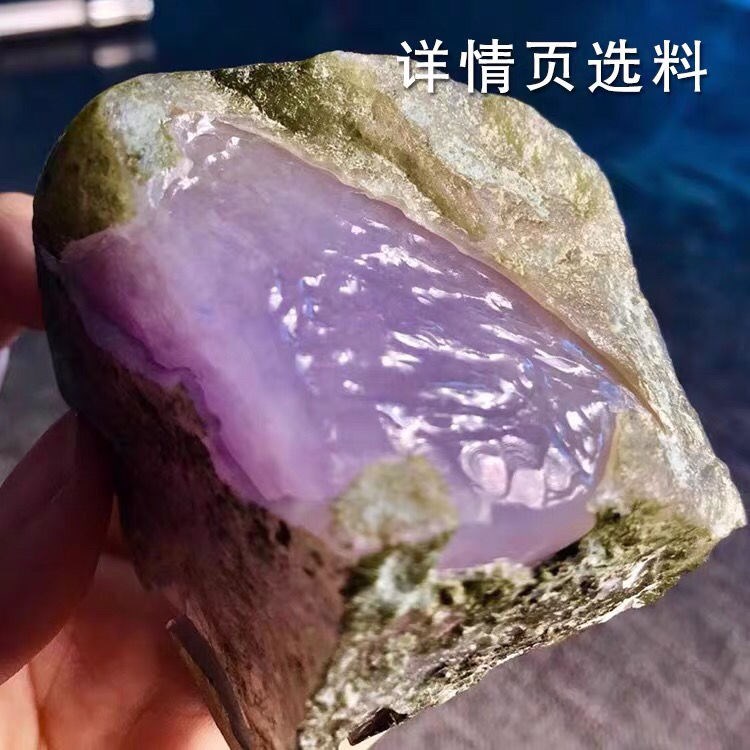 冰种翡翠原石设计冰种翡翠原石切开图-第1张图片-翡翠网 冰种翡翠原石设计冰种翡翠原石切开图-第1张图片-翡翠网