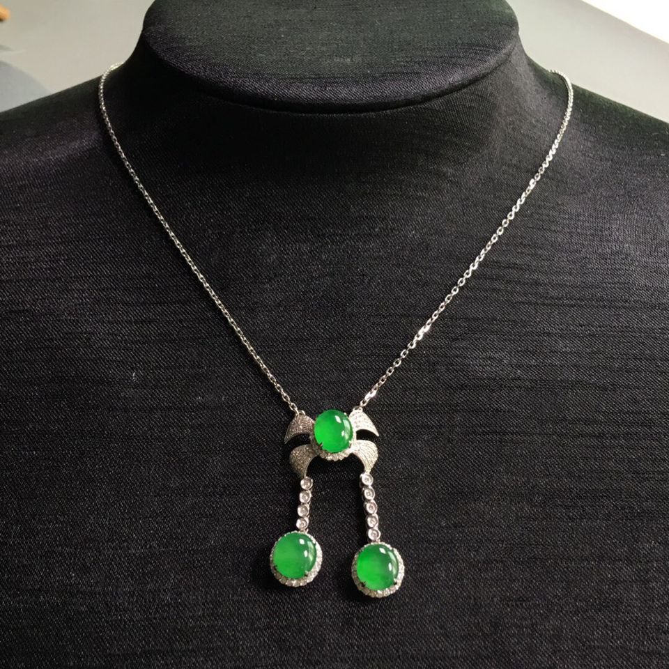 翡翠佛珠项链图片及价格翡翠玉项链价格及图片-第1张图片-翡翠网 翡翠佛珠项链图片及价格翡翠玉项链价格及图片-第1张图片-翡翠网