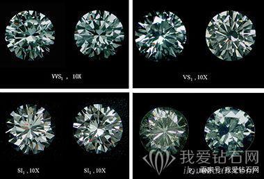 钻石成色等级和纯净度表钻石等级表对照图-第2张图片-翡翠网