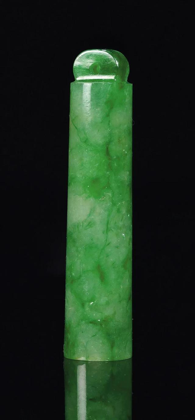 翎管翡翠价格清代翡翠翎管2016价格-第1张图片-翡翠网 翎管翡翠价格清代翡翠翎管2016价格-第1张图片-翡翠网