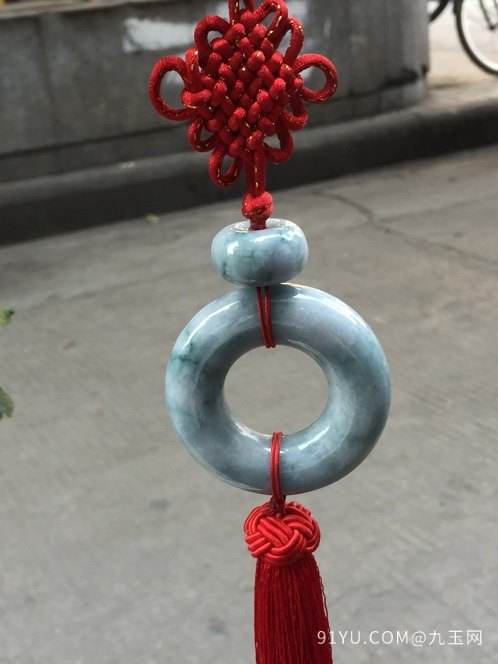 春带彩翡翠貔貅吊坠值多少钱天然翡翠车挂价格图片-第1张图片-翡翠网 春带彩翡翠貔貅吊坠值多少钱天然翡翠车挂价格图片-第1张图片-翡翠网