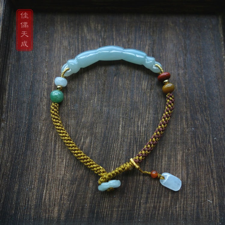 翡翠手镯编绳设计,翡翠手绳编法大全图解-第2张图片-翡翠网 翡翠手镯编绳设计,翡翠手绳编法大全图解-第2张图片-翡翠网