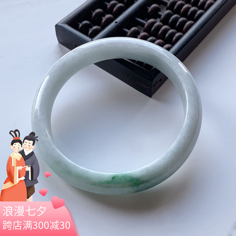 5000至10000的翡翠手镯,翡翠手镯56-57相差多大-第1张图片-翡翠网 5000至10000的翡翠手镯,翡翠手镯56-57相差多大-第1张图片-翡翠网
