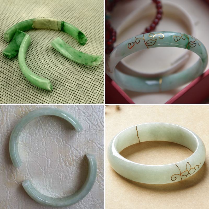 翡翠断裂手镯镶嵌无痕修复的简单介绍-第2张图片-翡翠网 翡翠断裂手镯镶嵌无痕修复的简单介绍-第2张图片-翡翠网