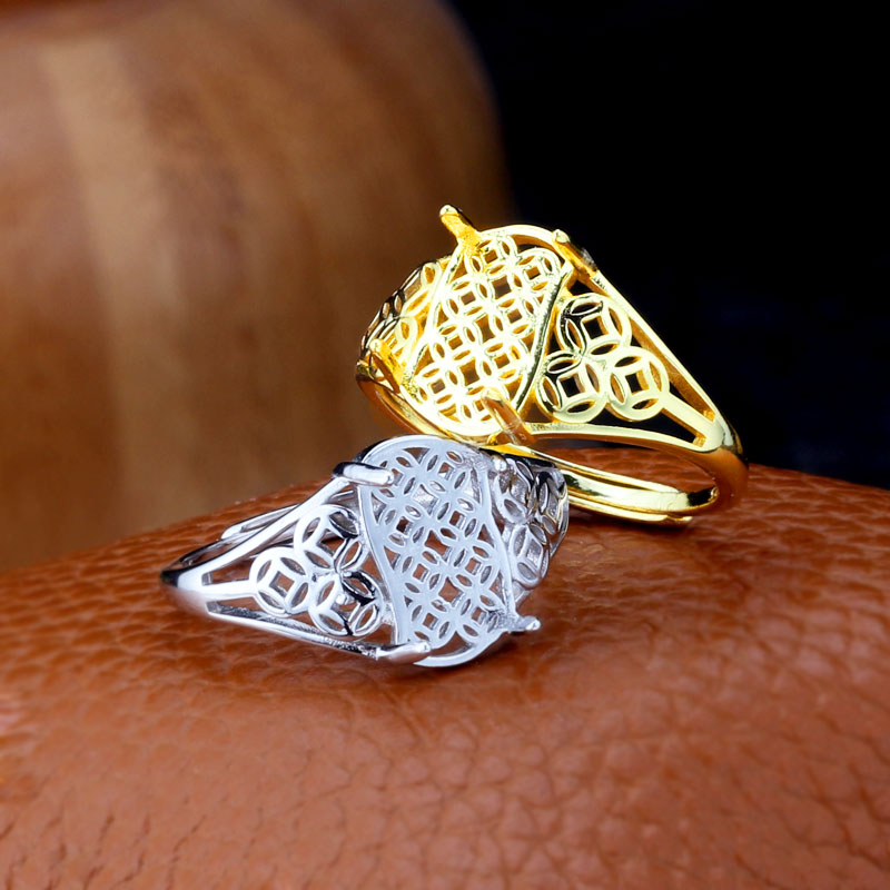 翡翠戒面用银镶嵌价格,500元左右的翡翠戒面-第2张图片-翡翠网 翡翠戒面用银镶嵌价格,500元左右的翡翠戒面-第2张图片-翡翠网