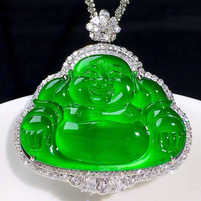 帝王绿翡翠图片大全翡翠帝王绿知识-第1张图片-翡翠网