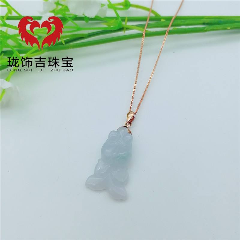 金鱼翡翠手镯大全,翡翠金鱼图片大全-第2张图片-翡翠网