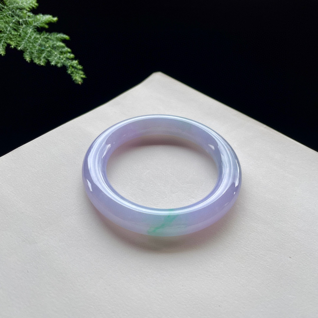 翡翠兰花手镯图片及价格,翡翠兰花翠手镯价格表-第2张图片-趣盘玩