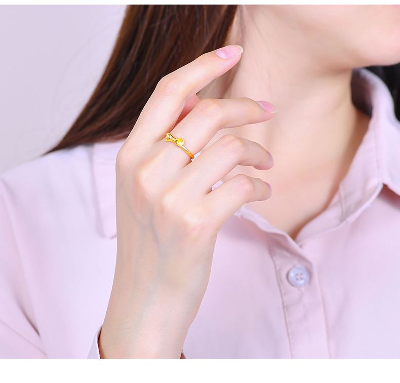 2021年女款最新款黄金戒指价格2021年女款最新款黄金戒指-第1张图片-翡翠网