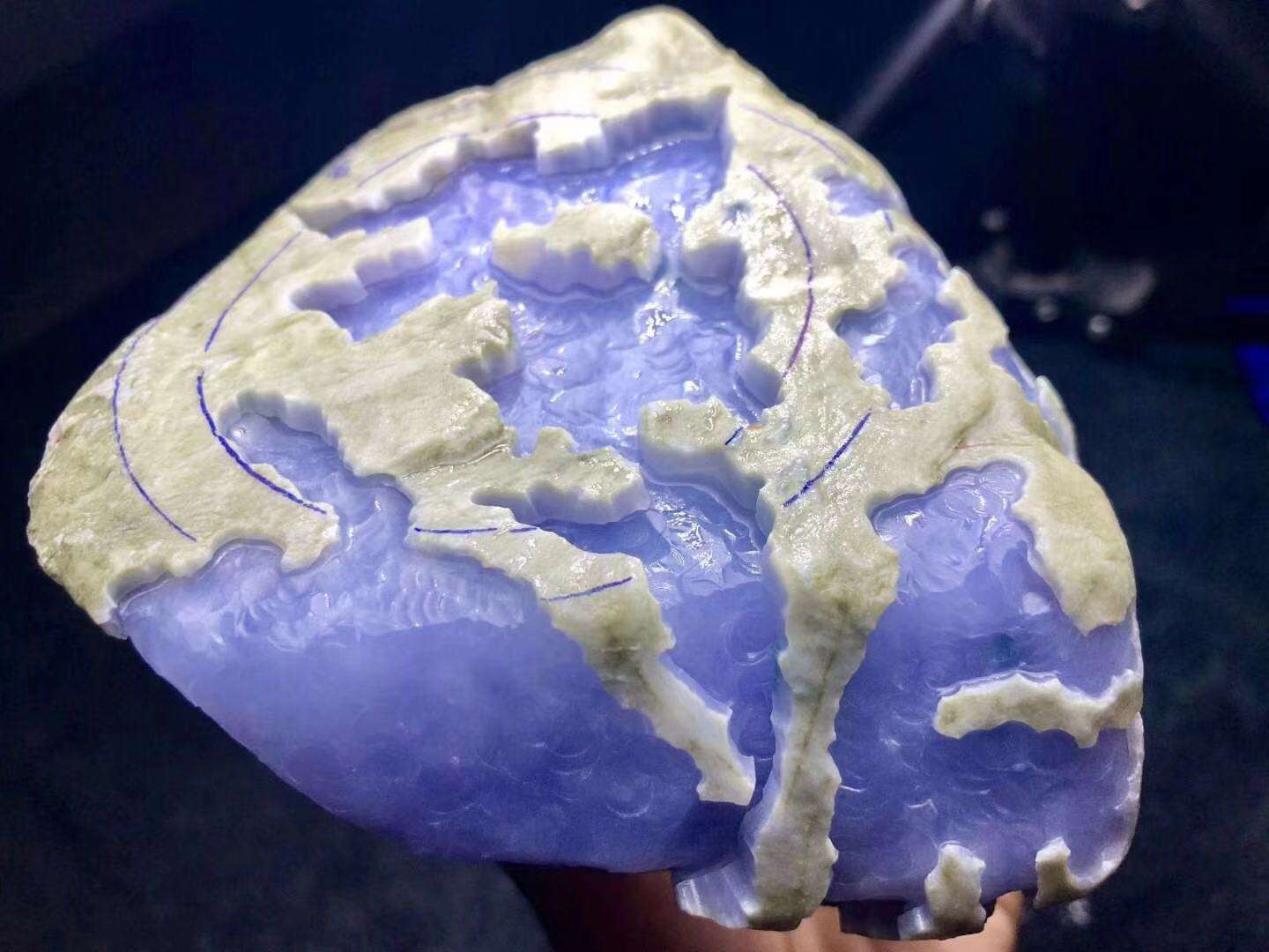 深蓝色翡翠图片,深蓝色翡翠原石照片-第1张图片-翡翠网 深蓝色翡翠图片,深蓝色翡翠原石照片-第1张图片-翡翠网