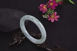 飘花翡翠手镯水墨画墨翠飘花手镯图片-第1张图片-翡翠网