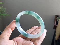 飘花翡翠手镯水墨画墨翠飘花手镯图片-第2张图片-翡翠网