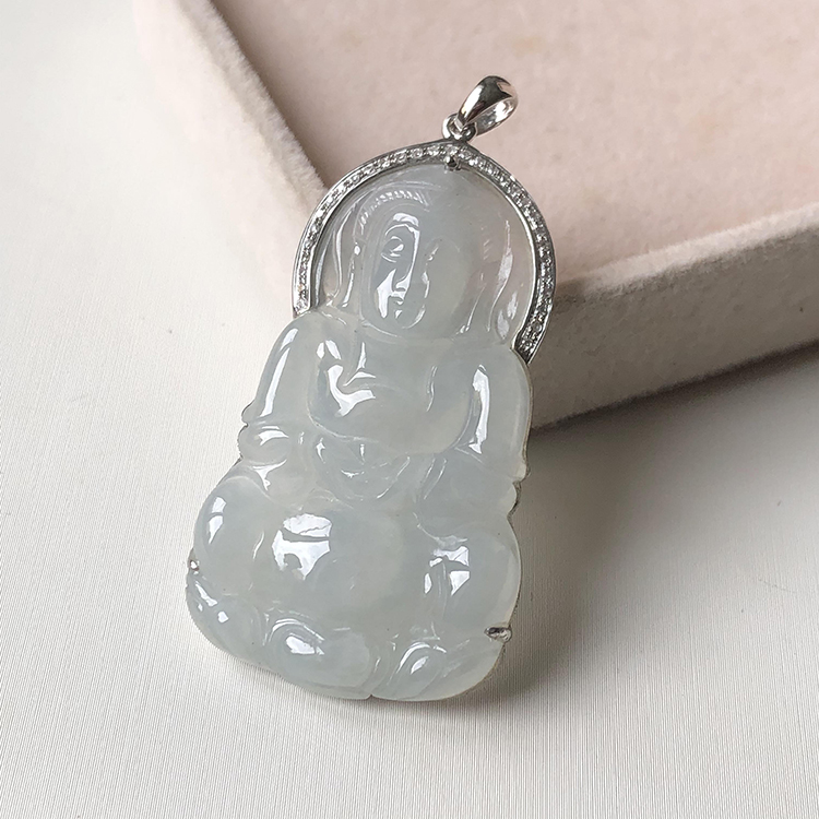 冰糯米种翡翠观音价格,冰糯种观音翡翠价格-第1张图片-翡翠网 冰糯米种翡翠观音价格,冰糯种观音翡翠价格-第1张图片-翡翠网