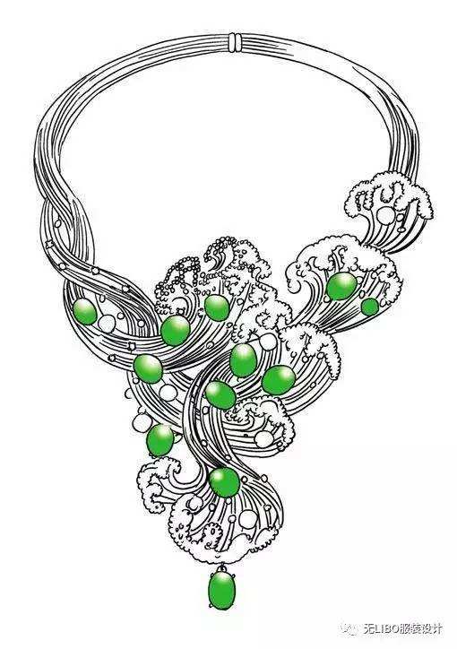 珠宝设计图,珠宝设计图及设计理念-第1张图片-翡翠网