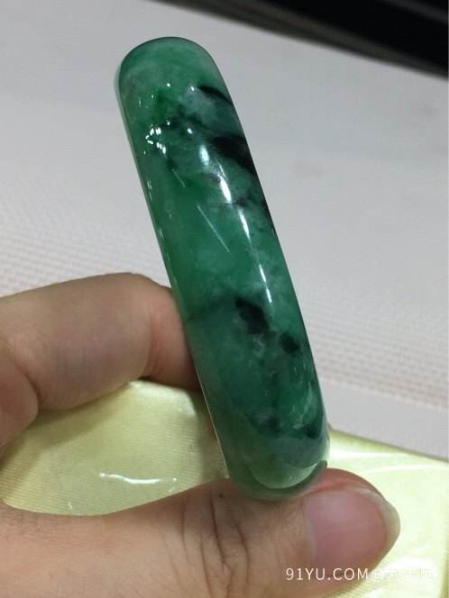 花青翡翠手串图片价格,广州花青翡翠价格-第1张图片-翡翠网