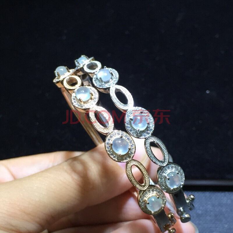 翡翠蛋面镶嵌手镯图片翡翠蛋面镶嵌图片大全-第2张图片-翡翠网 翡翠蛋面镶嵌手镯图片翡翠蛋面镶嵌图片大全-第2张图片-翡翠网