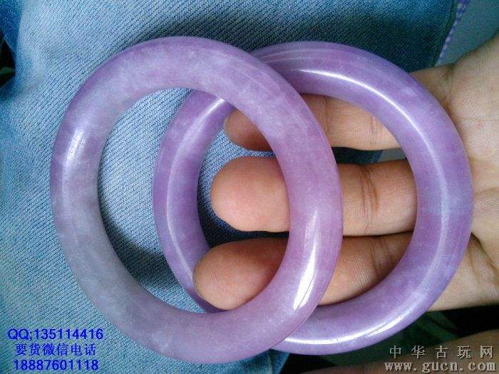 翡翠手镯紫色效果图大全,翡翠手镯紫色效果图-第2张图片-翡翠网