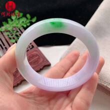 春带彩糯种紫罗兰翡翠手镯价格的简单介绍