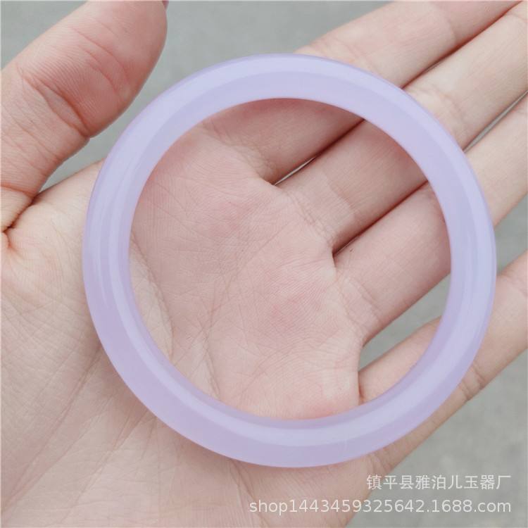 辽源紫罗兰手镯翡翠玉石,翡翠紫罗兰镯子-第2张图片-翡翠网