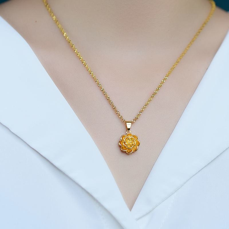 黄金项链吊坠,黄金项链吊坠断了怎么办-第2张图片-翡翠网 黄金项链吊坠,黄金项链吊坠断了怎么办-第2张图片-翡翠网