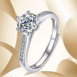 925银镶莫桑钻戒一克拉多少钱925银莫桑钻石一克拉多少钱-第1张图片-翡翠网 925银镶莫桑钻戒一克拉多少钱925银莫桑钻石一克拉多少钱-第1张图片-翡翠网