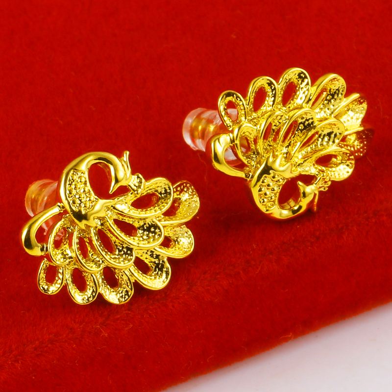 一对纯金耳环多少钱,纯金耳环一般一对多少钱-第2张图片-翡翠网 一对纯金耳环多少钱,纯金耳环一般一对多少钱-第2张图片-翡翠网