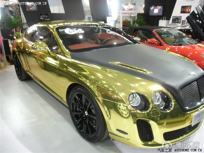 黄金宾利,黄金宾利跑车-第1张图片-翡翠网 黄金宾利,黄金宾利跑车-第1张图片-翡翠网